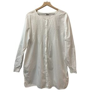 Thea Cotton Sleep Shirt Size M Minimalist Cottagecore Lightweight Vintage Vibes